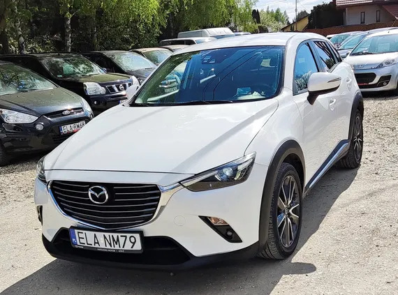 samochody osobowe Mazda CX-3 cena 59850 przebieg: 64000, rok produkcji 2017 z Olecko